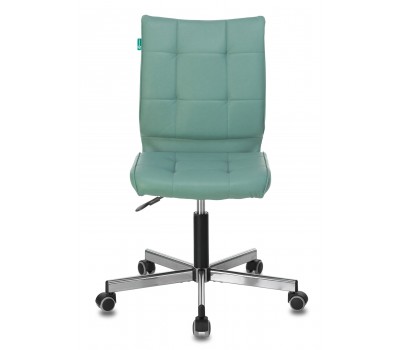 Кресло Бюрократ CH-330M серо-голубой Lincoln 212 эко.кожа крестовина металл хром