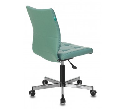 Кресло Бюрократ CH-330M серо-голубой Lincoln 212 эко.кожа крестовина металл хром