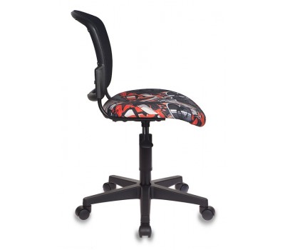 Кресло детское Бюрократ CH-296NX черный сиденье черный граффити крестовина пластик