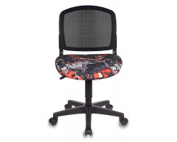 Кресло детское Бюрократ CH-296NX черный сиденье черный граффити крестовина пластик-foto2