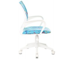 Кресло детское Бюрократ KD-W4 голубой Sticks 06 крестовина пластик белый пластик белый-foto3