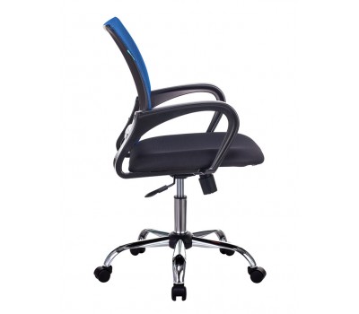 Кресло Бюрократ CH-695NSL синий TW-05 сиденье черный TW-11 сетка/ткань крестовина металл хром