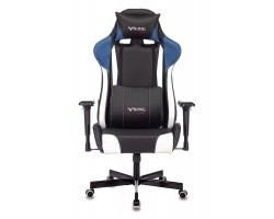 Кресло игровое Zombie VIKING TANK черный/синий/белый эко.кожа с подголов. крестовина металл-foto2