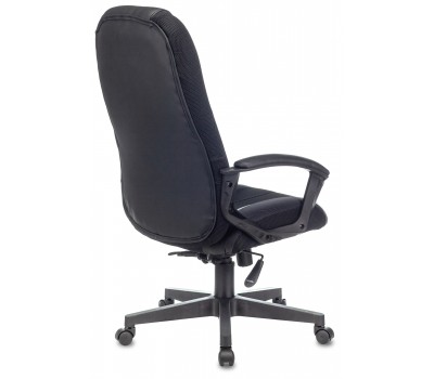 Кресло игровое Zombie VIKING-9 черный текстиль/эко.кожа крестовина пластик