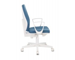 Кресло Бюрократ CH-W545 синий 38-415 крестовина пластик пластик белый-foto3