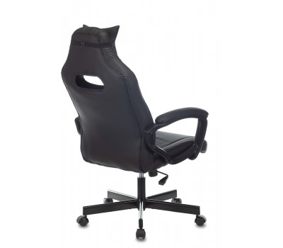 Кресло игровое Zombie VIKING 6 KNIGHT черный эко.кожа с подголов. крестовина металл