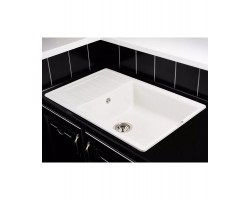 Кухонная мойка MODENA 1B1D WHITE ALABASTER KUPPERSBERG-foto2