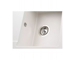 Кухонная мойка MODENA 1B1D WHITE ALABASTER KUPPERSBERG-foto3