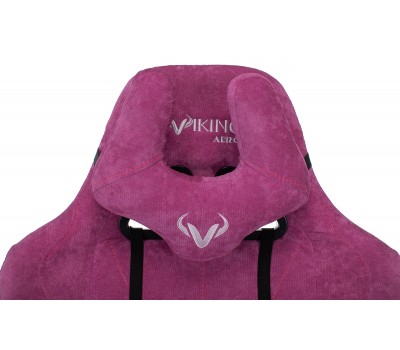 Кресло игровое Zombie VIKING KNIGHT Fabric малиновый Light-15 с подголов. крестовина металл