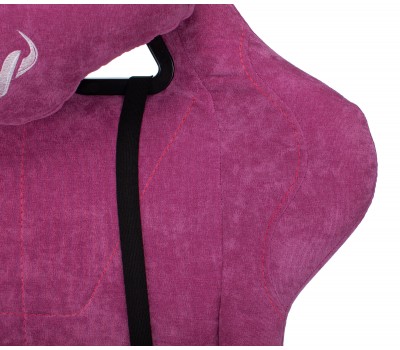 Кресло игровое Zombie VIKING KNIGHT Fabric малиновый Light-15 с подголов. крестовина металл