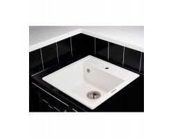 Кухонная мойка MODENA 1B WHITE ALABAS. KUPPERSBERG-foto2