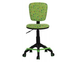 Кресло детское Бюрократ CH-204-F зеленый кактусы крестовина пластик подст.для ног-foto2