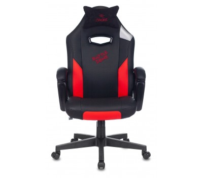 Кресло игровое Zombie HERO BATTLEZONE черный/красный эко.кожа с подголов. крестовина пластик