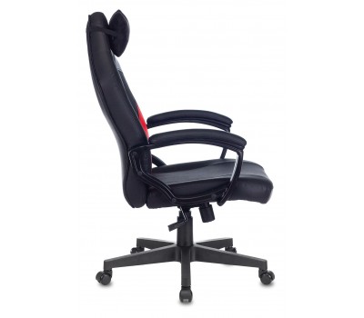 Кресло игровое Zombie HERO BATTLEZONE черный/красный эко.кожа с подголов. крестовина пластик