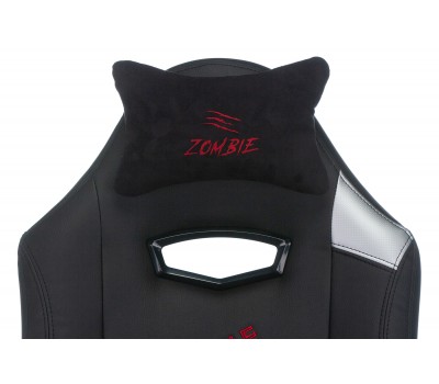 Кресло игровое Zombie HERO BATTLEZONE черный/красный эко.кожа с подголов. крестовина пластик