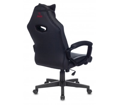 Кресло игровое Zombie HERO BATTLEZONE черный/красный эко.кожа с подголов. крестовина пластик