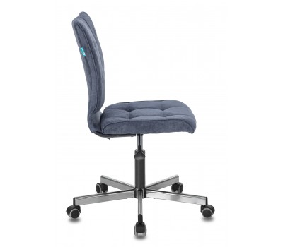 Кресло Бюрократ CH-330M темно-синий Light-27 крестовина металл хром