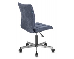 Кресло Бюрократ CH-330M темно-синий Light-27 крестовина металл хром-foto4