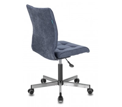 Кресло Бюрократ CH-330M темно-синий Light-27 крестовина металл хром