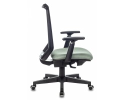 Кресло руководителя Бюрократ EXPERT черный TW-01 сиденье зеленый 38-407 сетка/ткань с подголов. крестовина пластик-foto7