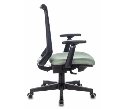 Кресло руководителя Бюрократ EXPERT черный TW-01 сиденье зеленый 38-407 сетка/ткань с подголов. крестовина пластик