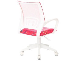Кресло детское Бюрократ KD-W4 малиновый Sticks 05 крестовина пластик белый пластик белый-foto4