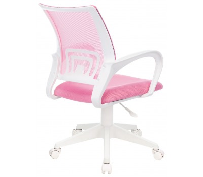 Кресло Бюрократ CH-W695NLT розовый TW-06A TW-13A сетка/ткань крестовина пластик пластик белый