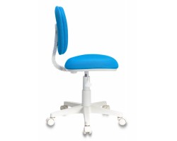 Кресло детское Бюрократ CH-W204NX голубой TW-55 крестовина пластик пластик белый-foto3