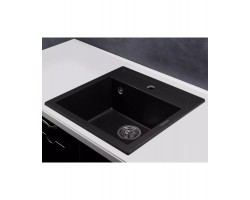 Кухонная мойка MODENA 1B BLACK METAL. KUPPERSBERG-foto2
