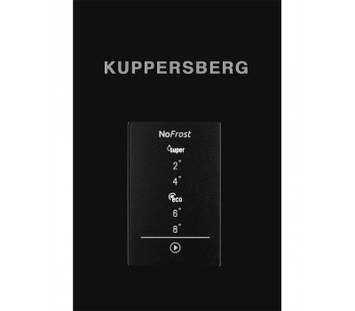 Холодильник отдельностоящий NRS 186 BK KUPPERSBERG