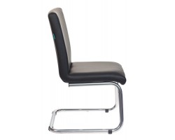 Кресло Бюрократ CH-250-V черный эко.кожа полозья металл хром-foto3