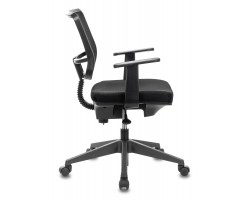 Кресло Бюрократ CH-535 черный TW-01 TW-11 сетка/ткань крестовина пластик-foto3