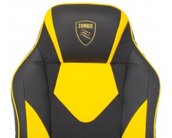 Кресло игровое Zombie GAME 17 черный/желтый текстиль/эко.кожа крестовина пластик-foto6