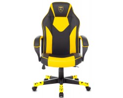 Кресло игровое Zombie GAME 17 черный/желтый текстиль/эко.кожа крестовина пластик-foto2