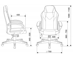 Кресло игровое Zombie GAME 17 черный/желтый текстиль/эко.кожа крестовина пластик-foto13