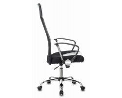 Кресло руководителя Бюрократ CH-600SL черный эко.кожа/сетка крестовина металл хром-foto3