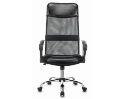 Кресло руководителя Бюрократ CH-600SL черный эко.кожа/сетка крестовина металл хром-foto2