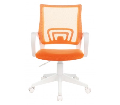 Кресло Бюрократ CH-W695NLT оранжевый TW-38-3 TW-96-1 сетка/ткань крестовина пластик пластик белый
