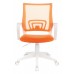 Кресло Бюрократ CH-W695NLT оранжевый TW-38-3 TW-96-1 сетка/ткань крестовина пластик пластик белый