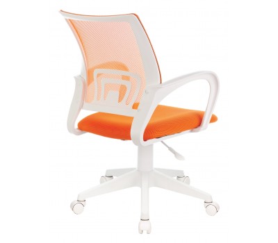 Кресло Бюрократ CH-W695NLT оранжевый TW-38-3 TW-96-1 сетка/ткань крестовина пластик пластик белый
