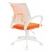 Кресло Бюрократ CH-W695NLT оранжевый TW-38-3 TW-96-1 сетка/ткань крестовина пластик пластик белый