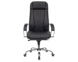 Кресло руководителя Бюрократ CH-609SL/ECO черный эко.кожа крестовина металл хром-foto2