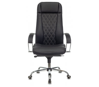 Кресло руководителя Бюрократ CH-609SL/ECO черный эко.кожа крестовина металл хром