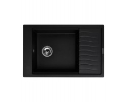 Кухонная мойка MILA 1B1D BLACK KUPPERSBERG