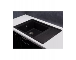Кухонная мойка MILA 1B1D BLACK KUPPERSBERG-foto2