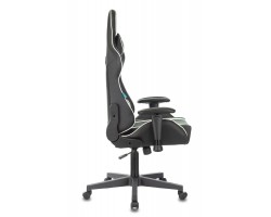 Кресло игровое Zombie A4 черный/белый эко.кожа с подголов. крестовина пластик-foto3