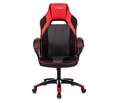 Кресло игровое Zombie VIKING 2 AERO черный/красный текстиль/эко.кожа крестовина пластик