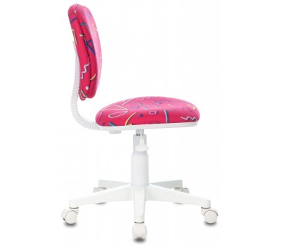 Кресло детское Бюрократ CH-W204NX малиновый Sticks 05 крестовина пластик пластик белый