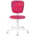 Кресло детское Бюрократ CH-W204NX малиновый Sticks 05 крестовина пластик пластик белый