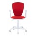 Кресло детское Бюрократ KD-W10AXSN красный 26-22 крестовина пластик пластик белый
